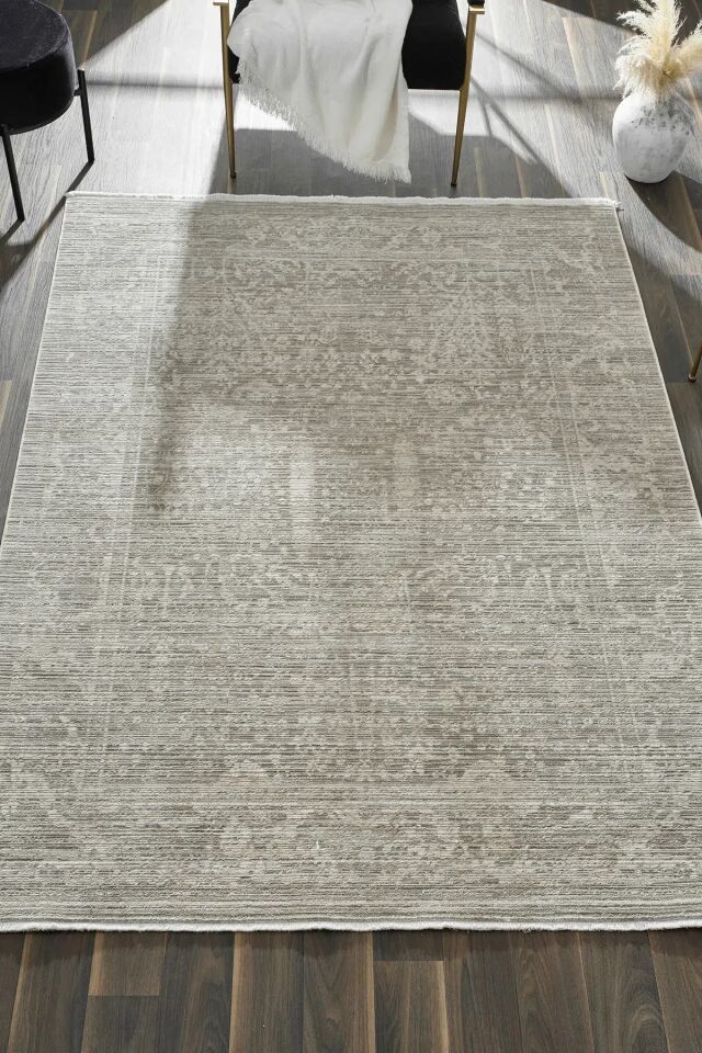 Artemis Serisi Vintage Krem/Bej Renk Makine Halısı