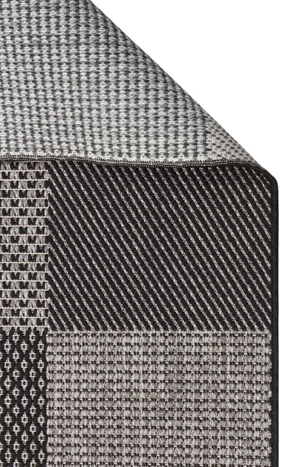 Soft Serisi Gri/Antrasit Renk Sisal Halı