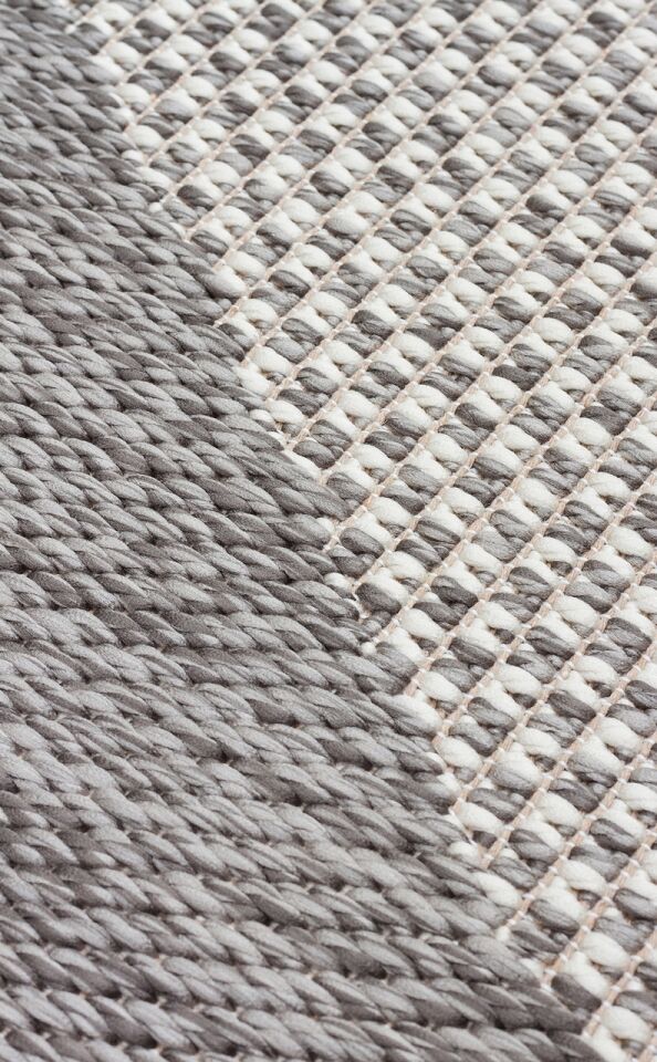 Soft Serisi Gri Renk Sisal Halı