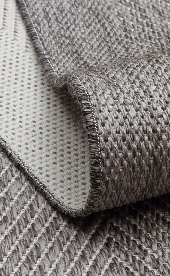 Soft Serisi Gri Renk Sisal Halı