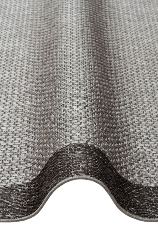 Soft Serisi Gri/Siyah Renk Sisal Halı