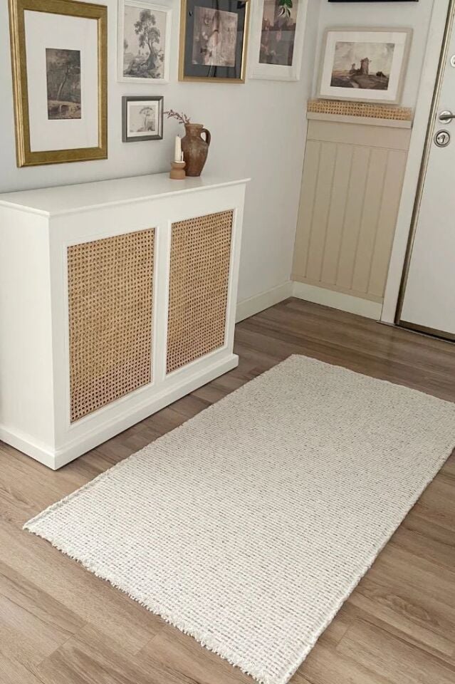 Cotton Serisi Ekru/Bej Renk Halı