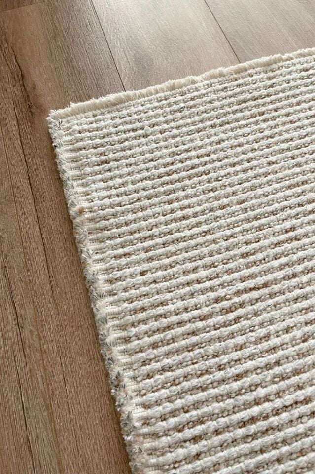 Cotton Serisi Ekru/Bej Renk Halı