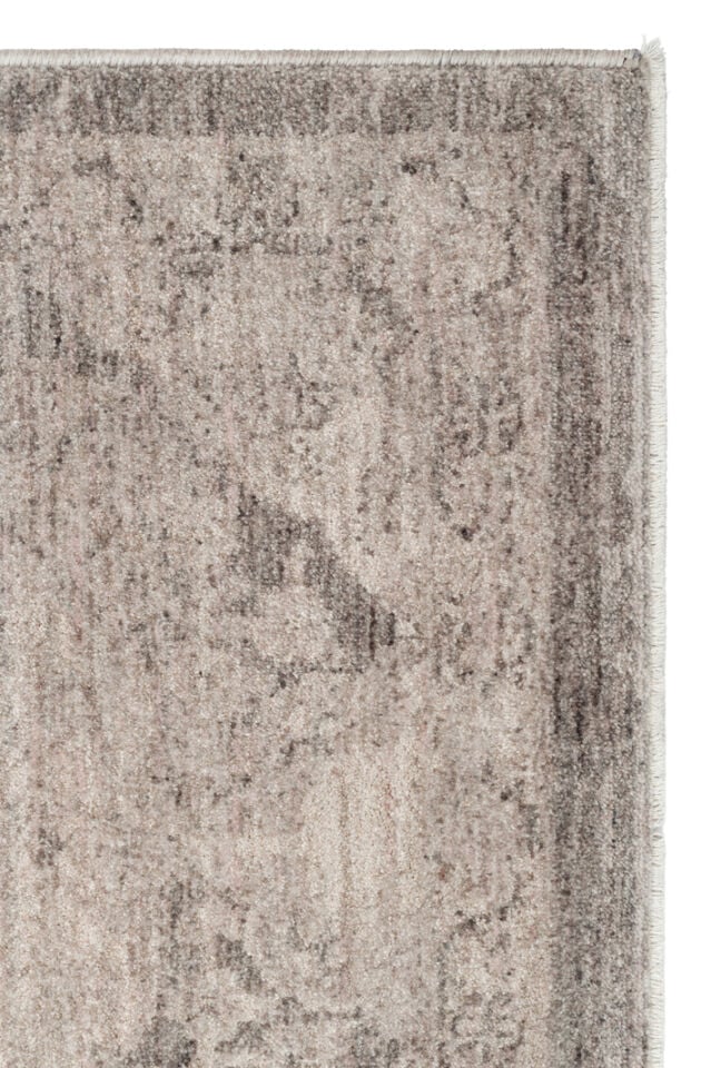 Zara Serisi Vintage Gri Renk Makine Halısı